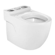 Cuvette de WC au sol MERIDIAN en porcelaine Ronde et Blanche - ROCA A342248000