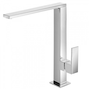 Mitigeur évier bec 34x10 mm Chrome CUADRO - TRES 106486