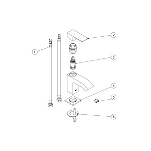 Mitigeur lavabo avec aérateur - TRES 106103