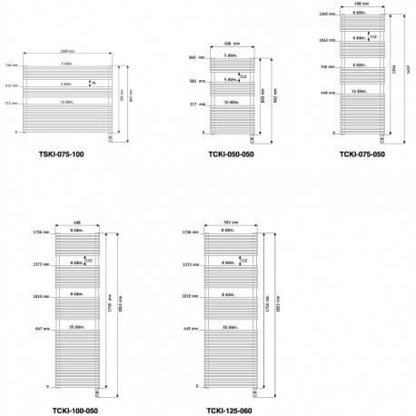 Sèche-serviette ACOVA KEVA SPA électrique TCKI-TSKI
