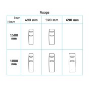 Sèche-serviette ACOVA NUAGE électrique TGN-TGNA