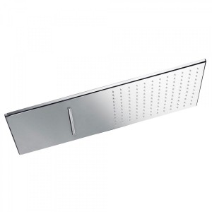 Douches murales acier inoxydable anticalcaire  2 types de jet (Pluie/Cascade). 280x550 mm. - TRES 29990301