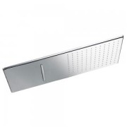 Douches murales acier inoxydable anticalcaire  2 types de jet (Pluie/Cascade). 280x550 mm. - TRES 29990301