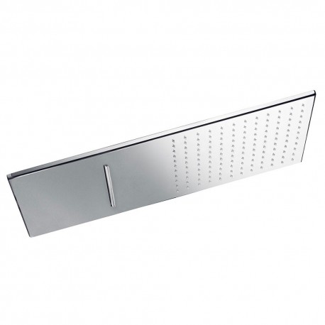 Douches murales acier inoxydable anticalcaire  2 types de jet (Pluie/Cascade). 280x550 mm. - TRES 29990301