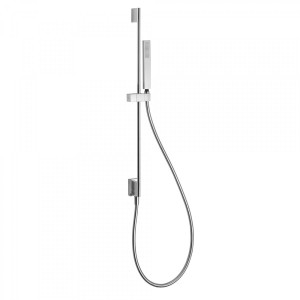 Barre coulissante avec prise d’eau au mur Ø 14 mm. Long. 760 mm. Douchette anticalcaire. (202.639.01). Flexible. - TRES 03493201