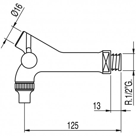 Robinet vin Nº 2/N  - TRES 002000