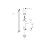 Mitigeur lavabo bec long - TRES 06120301