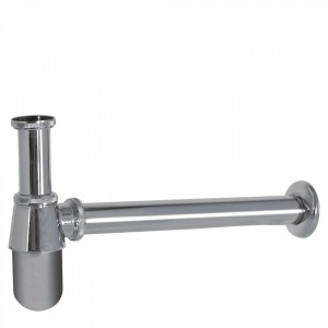 Siphon bouteille avec bouchon de visite pour lavabo  - TRES 13463430