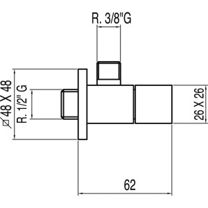 Robinet d’arrêt  - TRES 13474220
