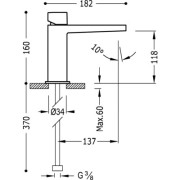 Mitigeur lavabo  - TRES 20210302