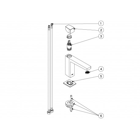 Mitigeur lavabo  - TRES 20210302