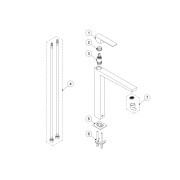 Mitigeur lavabo avec rallonge - TRES 20210305