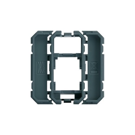 Adaptateur RJ45 keystone 2M - APPAREILLAGE MURAL GALLERY HAGER WXF202