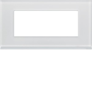 Plaque 5M E71 moon glass - APPAREILLAGE MURAL GALLERY HAGER WXP4005