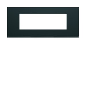 Plaque 6M E57 night - APPAREILLAGE MURAL GALLERY HAGER WXP0206