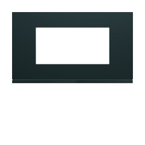 Plaque 4M E57 night - APPAREILLAGE MURAL GALLERY HAGER WXP0234