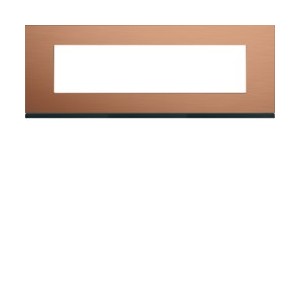 Plaque 8M E71 copper alu - APPAREILLAGE MURAL GALLERY HAGER WXP4608