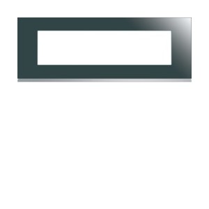 Plaque 8M E71 mirror glass - APPAREILLAGE MURAL GALLERY HAGER WXP5008