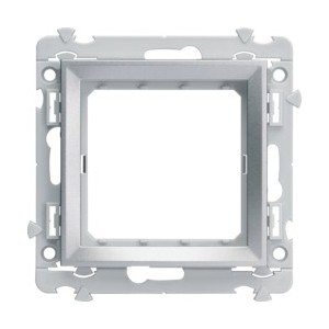 Support 2M kallysta titane - APPAREILLAGE MURAL GALLERY HAGER WXA462T