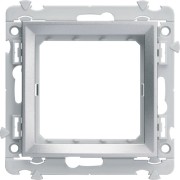 Support 2M kallysta titane - APPAREILLAGE MURAL GALLERY HAGER WXA462T