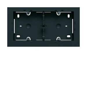 Boite saillie double night - APPAREILLAGE MURAL GALLERY HAGER WXA682N