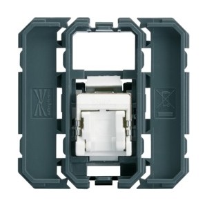 Prise RJ45 cat.6 FTP - APPAREILLAGE MURAL GALLERY HAGER WXF224