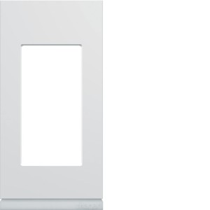 Plaque plast 1M pure - APPAREILLAGE MURAL GALLERY HAGER WXP0001