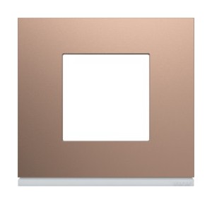 Plaque rosé - APPAREILLAGE MURAL GALLERY HAGER WXP0502