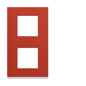 Plaque 2P V71 eglantine - APPAREILLAGE MURAL GALLERY HAGER WXP0642