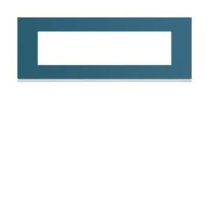 Plaque plastique 8M E71 river - APPAREILLAGE MURAL GALLERY HAGER WXP0708