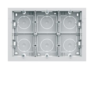 Boite saillie 16M pure - APPAREILLAGE MURAL GALLERY HAGER WXA686B