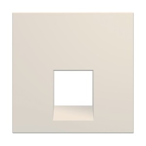 Enjo RJ45 45° 2M dune - APPAREILLAGE MURAL GALLERY HAGER WXD230D