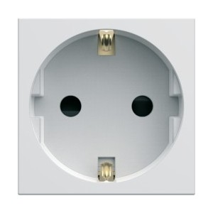 PC Schuko 2P+T pure - APPAREILLAGE MURAL GALLERY HAGER WXF160B