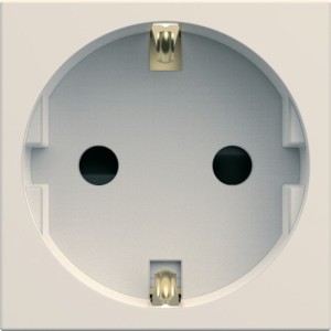 PC Schuko 2P+T dune - APPAREILLAGE MURAL GALLERY HAGER WXF160D