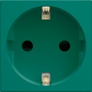 PC Schuko 2P+T vert - APPAREILLAGE MURAL GALLERY HAGER WXF160V
