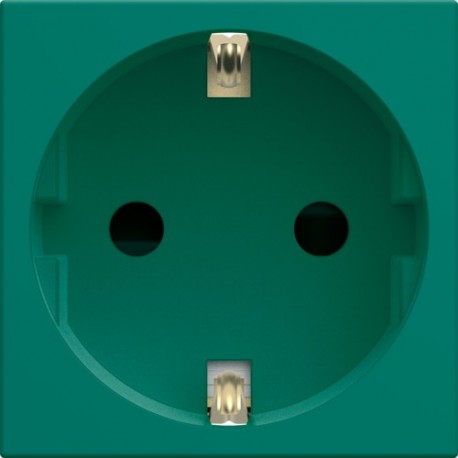 PC Schuko 2P+T vert - APPAREILLAGE MURAL GALLERY HAGER WXF160V