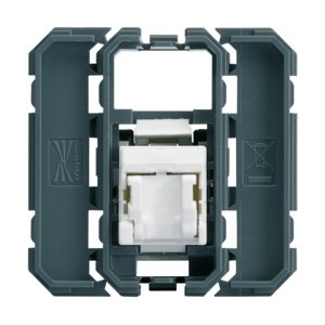 Prise RJ45 cat.6 UTP - APPAREILLAGE MURAL GALLERY HAGER WXF225