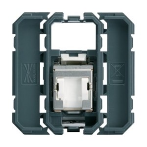 Prise RJ45 cat.6 STP - APPAREILLAGE MURAL GALLERY HAGER WXF226