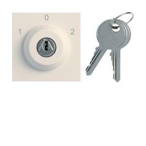 Inter clé 3 posi ext. 0 dune - APPAREILLAGE MURAL GALLERY HAGER WXF617D