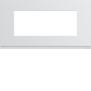 Plaque plast 5M E71 pure - APPAREILLAGE MURAL GALLERY HAGER WXP0005