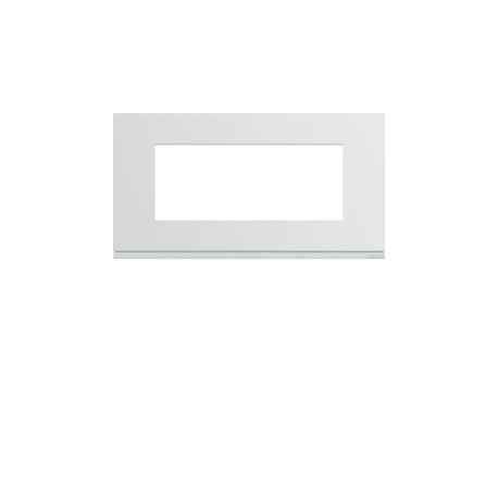 Plaque plast 5M E71 pure - APPAREILLAGE MURAL GALLERY HAGER WXP0005