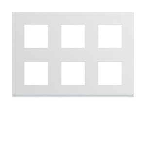 Plaque plast 2x3x2M pure - APPAREILLAGE MURAL GALLERY HAGER WXP0086