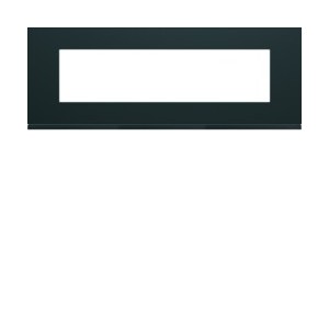 Plaque 8M E71 night - APPAREILLAGE MURAL GALLERY HAGER WXP0208