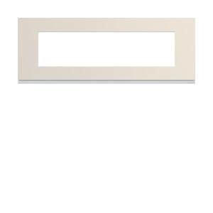 Plaque 8M E71 dune - APPAREILLAGE MURAL GALLERY HAGER WXP0308