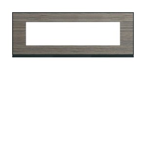 Plaque 8M E71 pecan - APPAREILLAGE MURAL GALLERY HAGER WXP2408