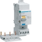 Bloc dif 3P+N 25A 30mA AC - BLOCS DIFFERENTIELS  HAGER BDC425F