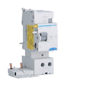 Bloc dif 2P 40A 300mA AC - BLOCS DIFFERENTIELS  HAGER BF241