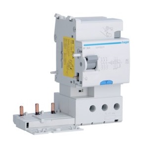 Bloc dif 3P 63A 300mA AC - BLOCS DIFFERENTIELS  HAGER BF364