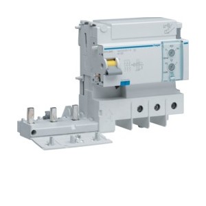 Bloc dif 3P 125A réglable HI - BLOCS DIFFERENTIELS  HAGER BTH380E