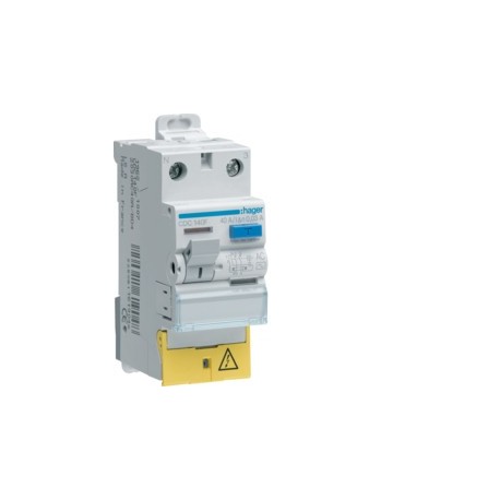 Inter dif 1P+N 40A 30mA AC BD - INTER DIFF BIPOLAIR  HAGER CDC140F